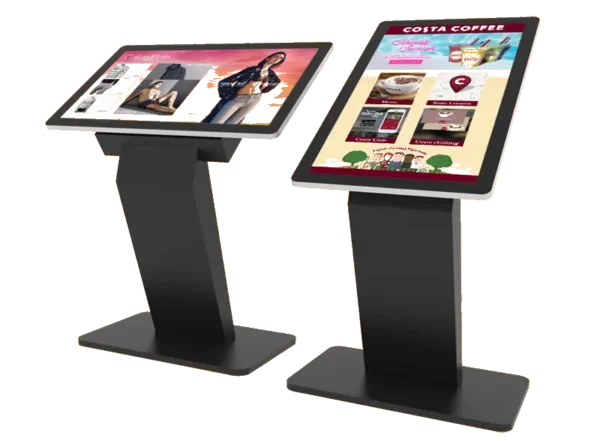digital podium stand signage standee I Type or I shape Digital Standee Manufacturer in Delhi Noida