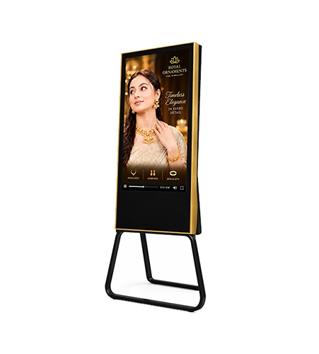 32 inch A shape Royal Digital Standee Golden - Y-A-006