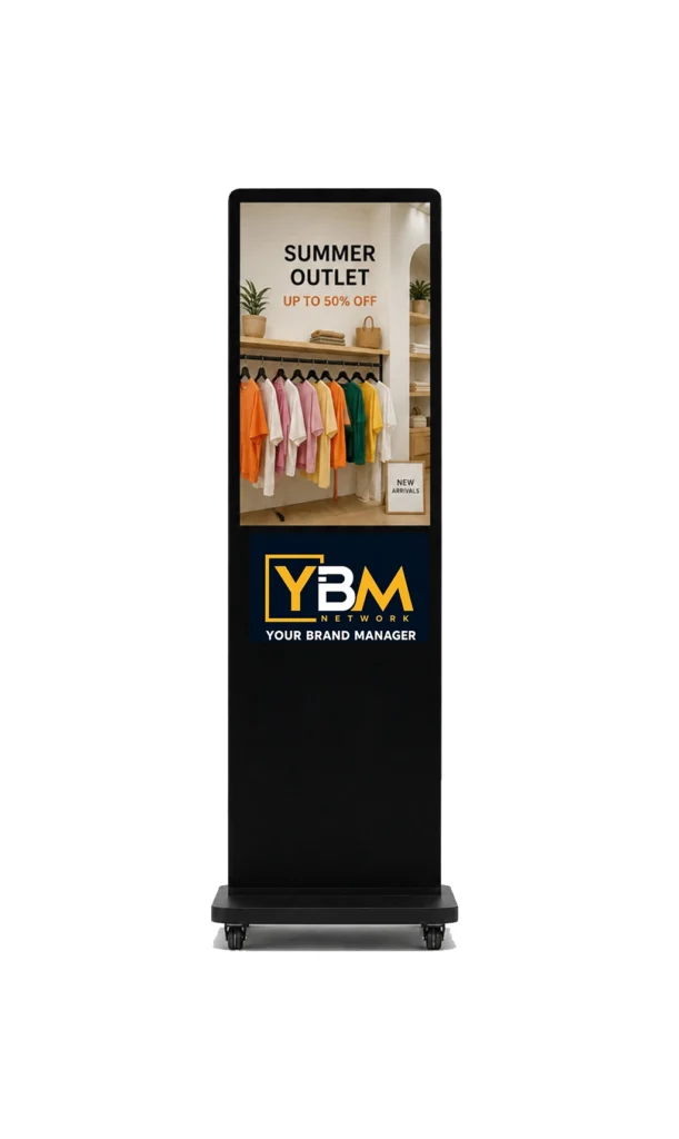 24 inch I Shape Digital standee - YBM